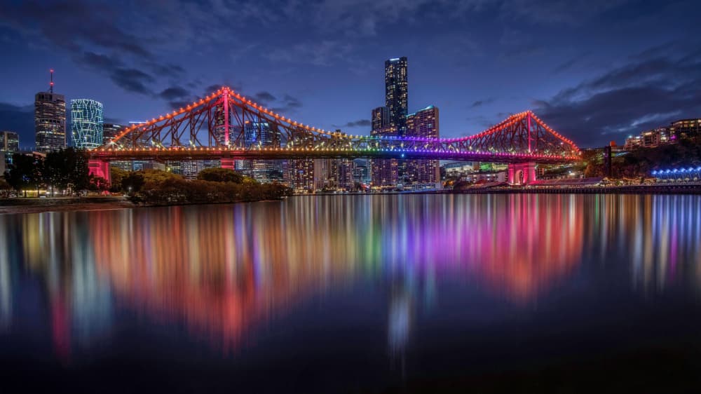 Vibrant City Reflections by Emanuel Papamanolis — canvas wall art