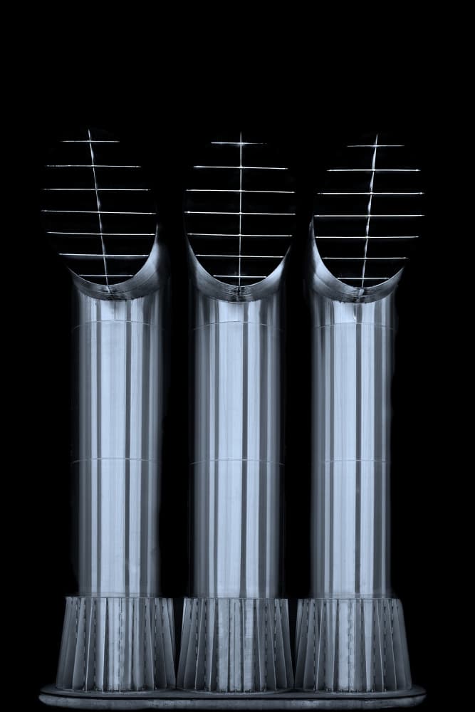 Modern Metallic Structures by Rolf Endermann — canvas wall art