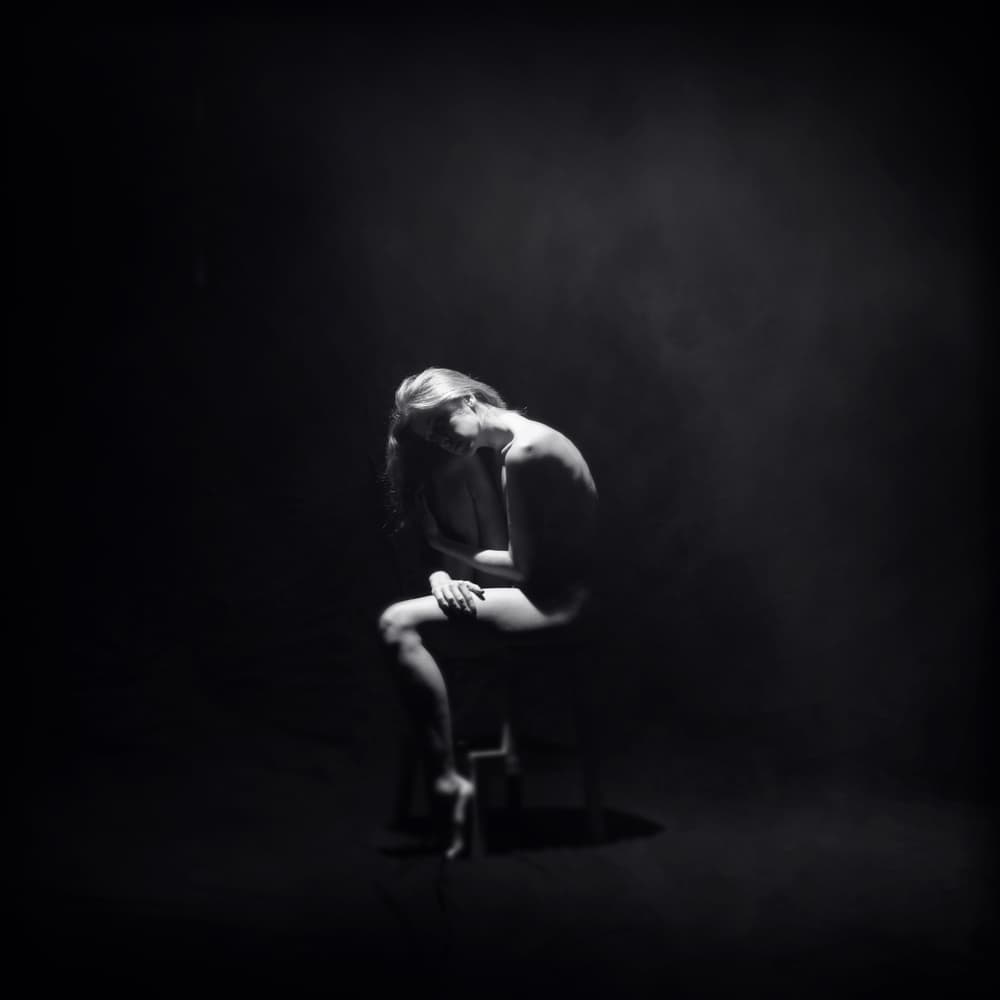 Woman In Shadow by Yaroslav Vasiliev-Apostol — canvas wall art