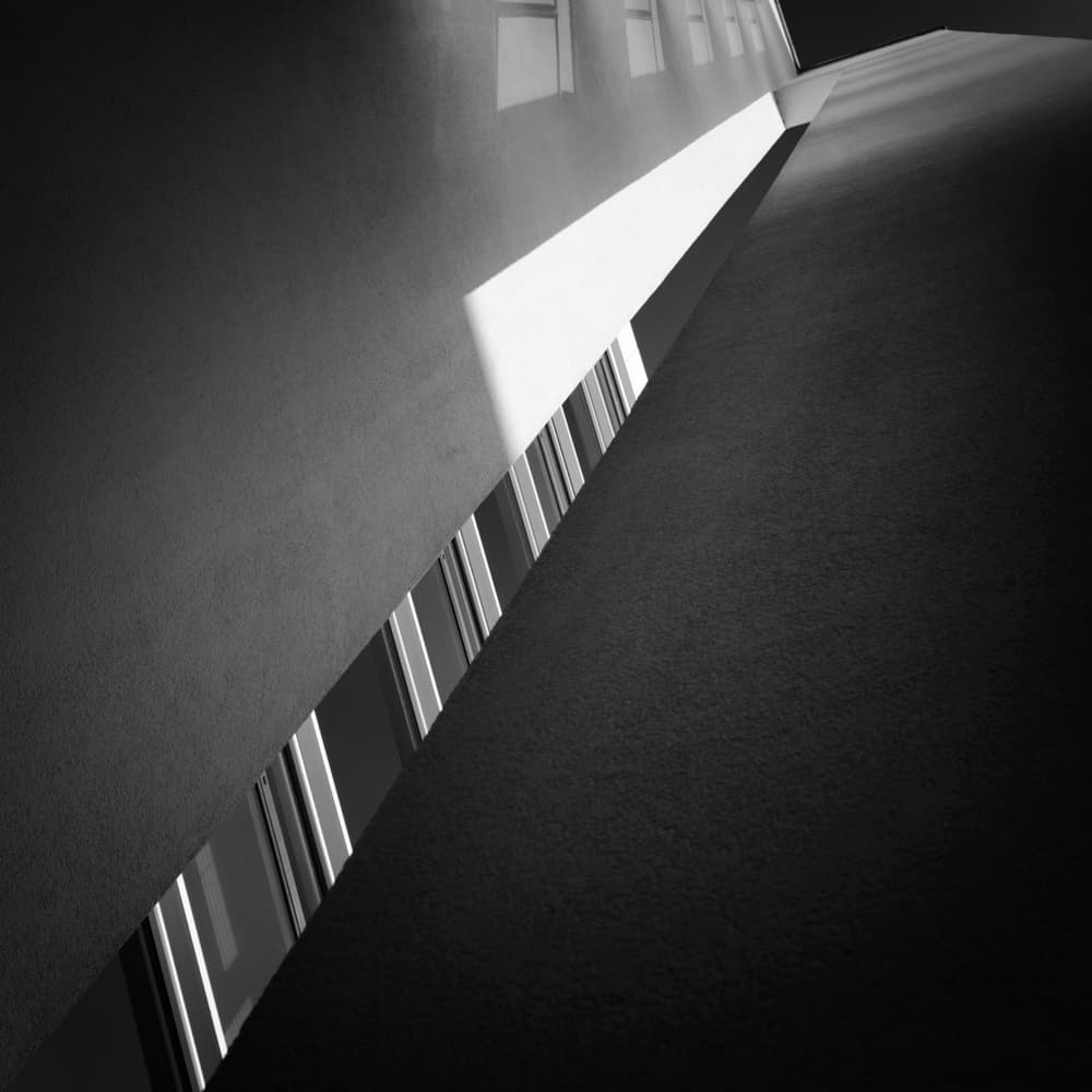 Geometric Light And Shadow by Jeroen van de Wiel — canvas wall art