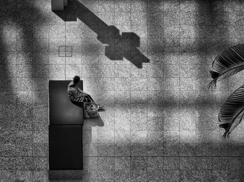 Overhead Quiet Woman by Greetje van Son — canvas wall art
