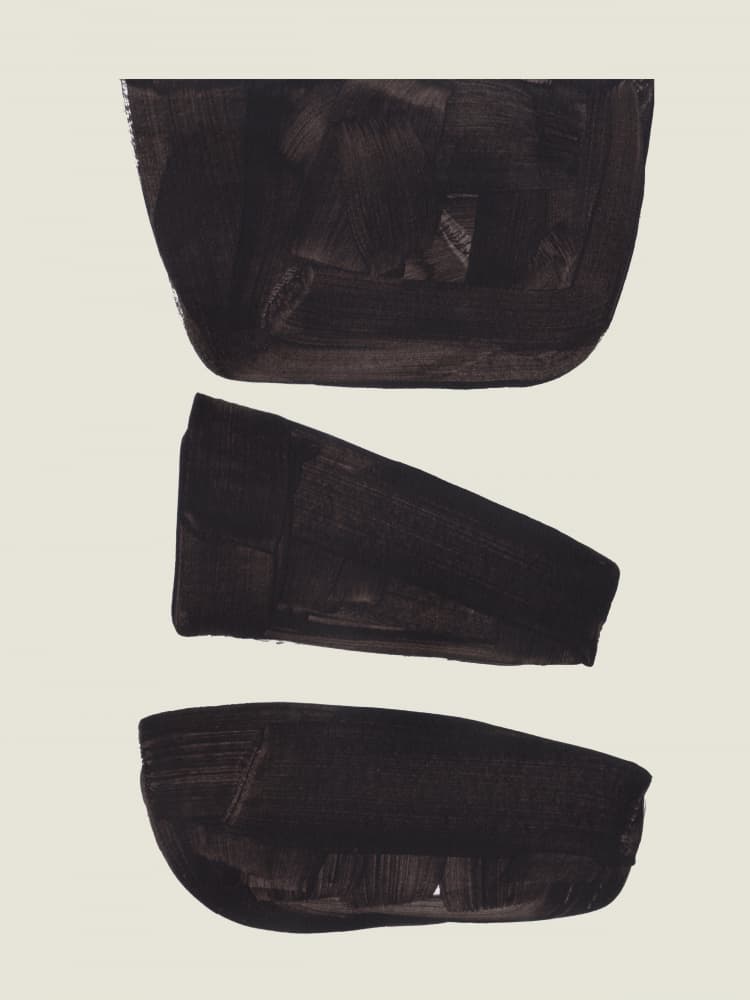 Stacked Minimal Forms by Ejaaz Haniff — canvas wall art