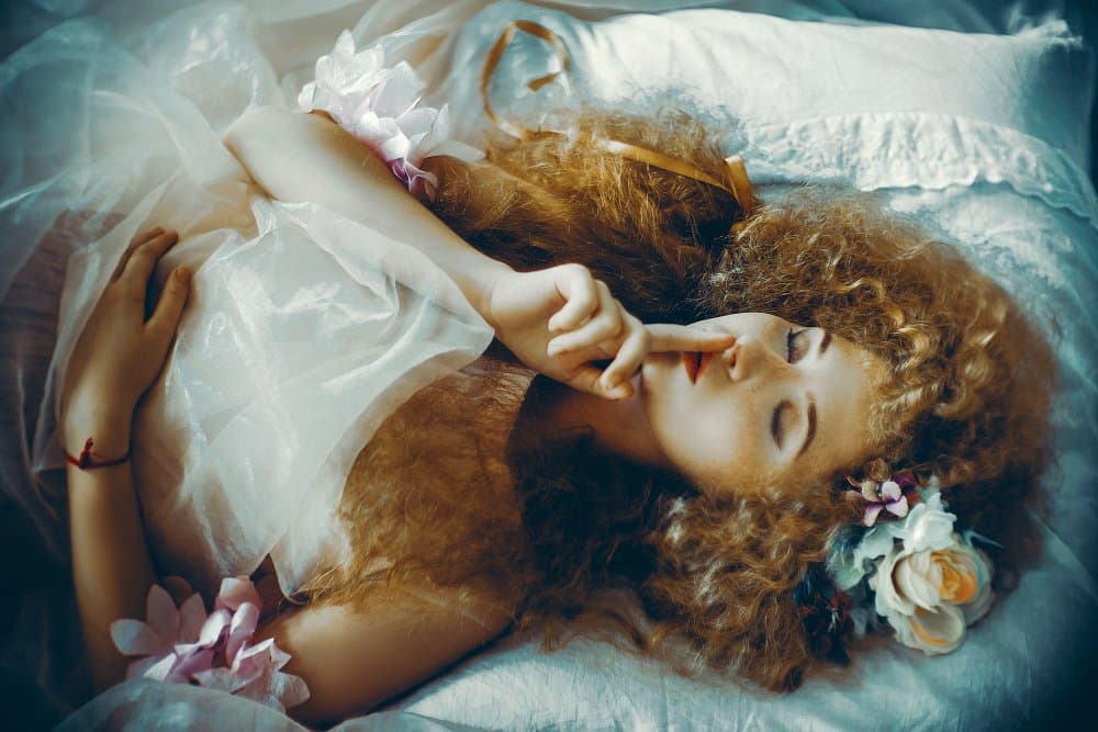 Quiet Dreamy Girl by Ruslan Bolgov — canvas wall art