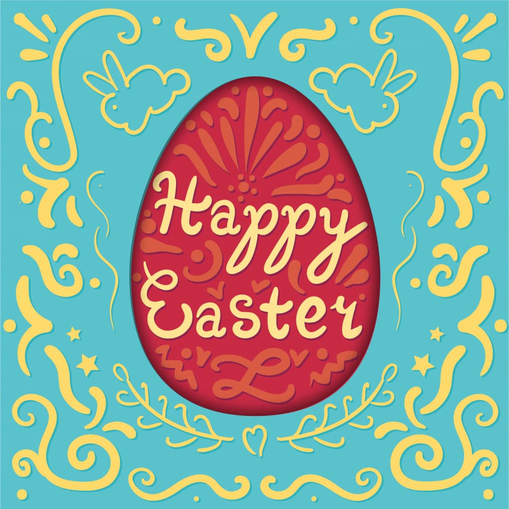 Happy Easter Egg by Marika Barsrsind β canvas wall art