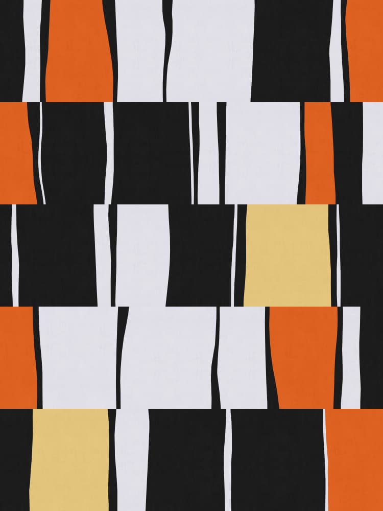 Abstract Color Blocks by Vitor Costa — canvas wall art