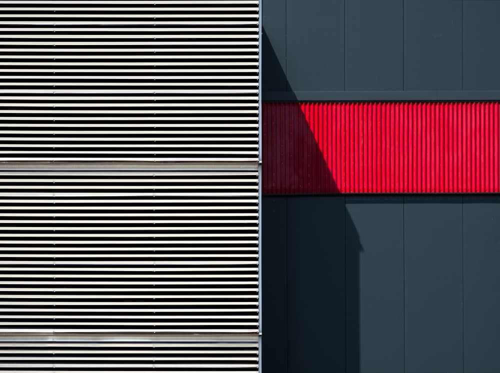 Bold Red Geometry by Harry Verschelden — canvas wall art