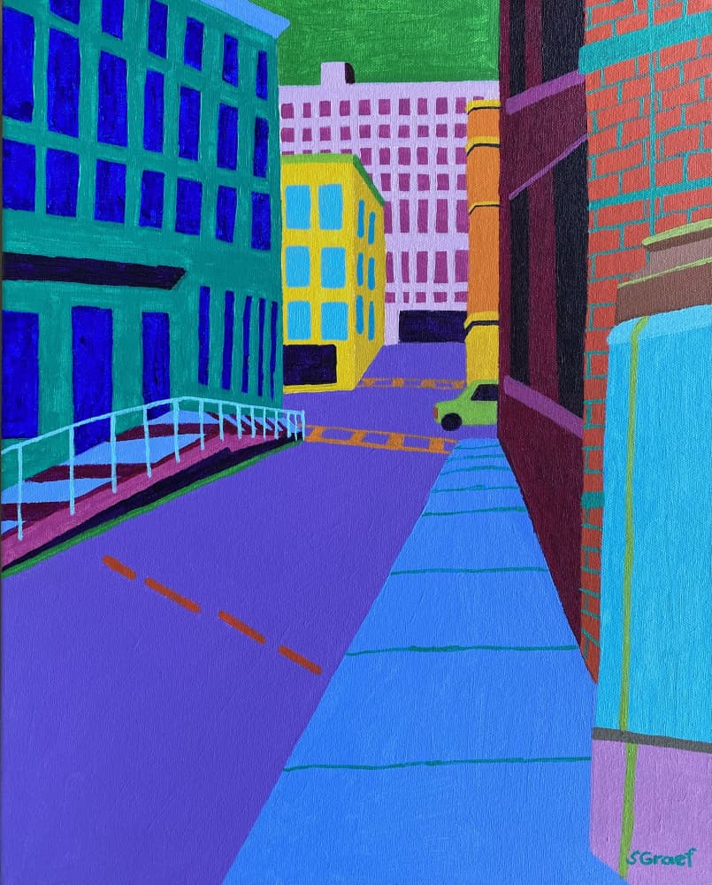 Alley by Sue Graef — canvas wall art