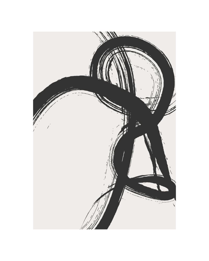 Dynamic Ink Strokes by KsanaKalpa — canvas wall art