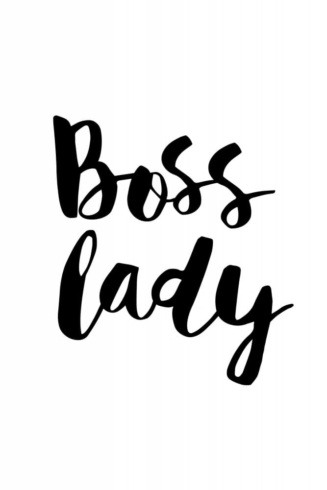 Empowered Boss Lady by Brett Wilson — canvas wall art