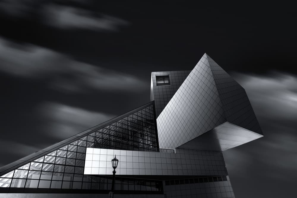 Dramatic Urban Geometry by Larry Deng APA — canvas wall art