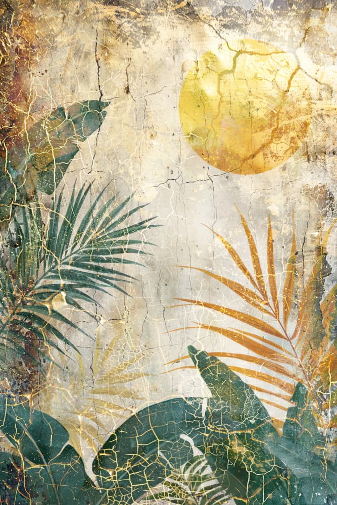 Golden Tropical Sun by Rafal Kulik — canvas wall art