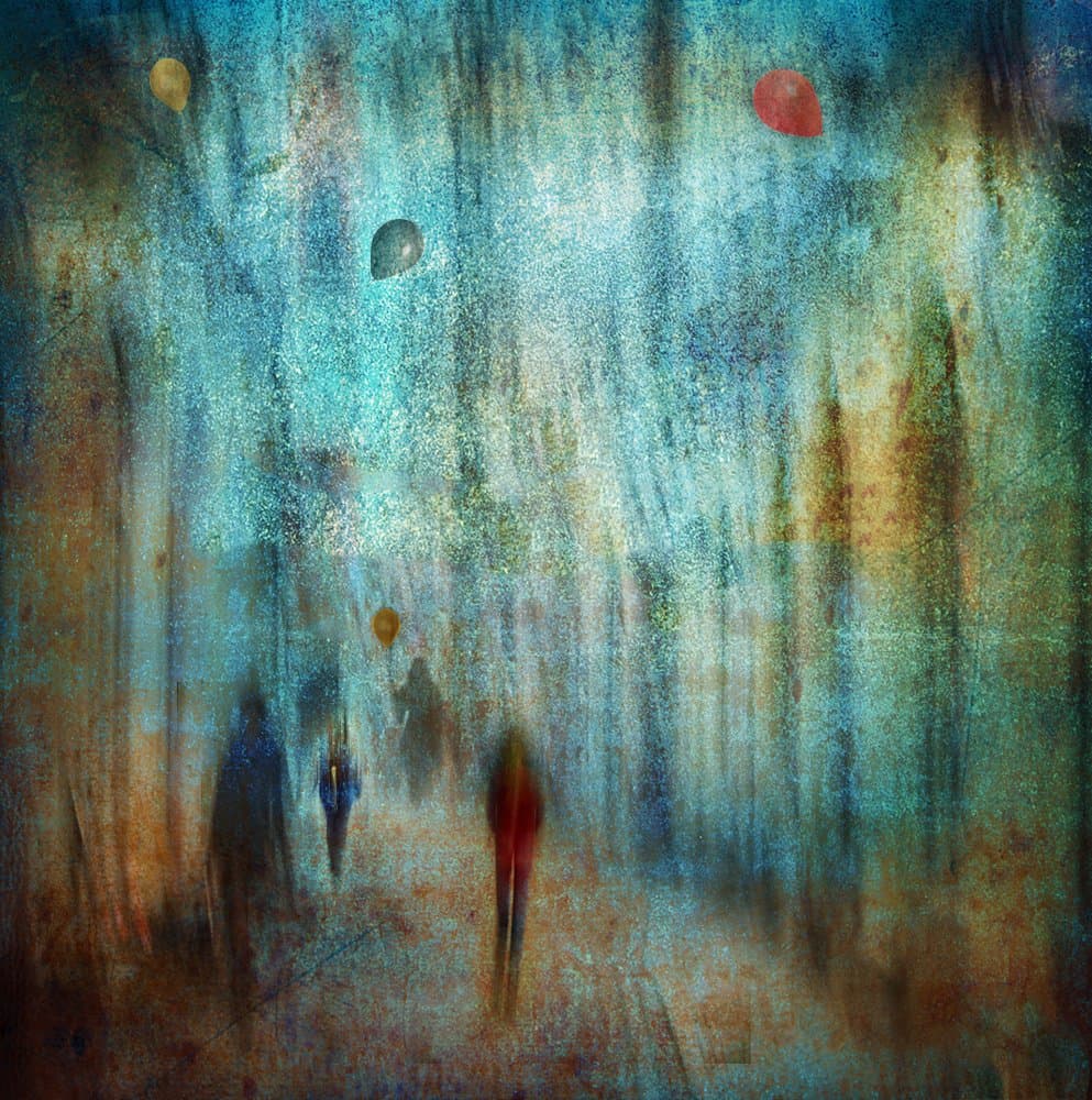 Dreamy Forest Balloons by Ewa Całkosińska-Kajzer — canvas wall art