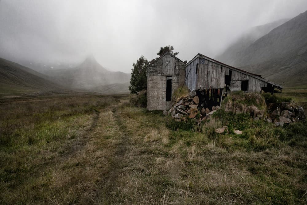 Misty Valley Homestead by Þorsteinn H. Ingibergsson — canvas wall art