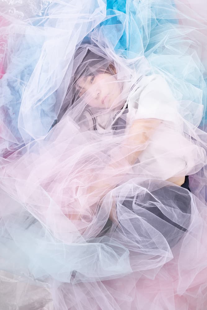 Ethereal Girl In Tulle by Daisuke Kiyota — canvas wall art