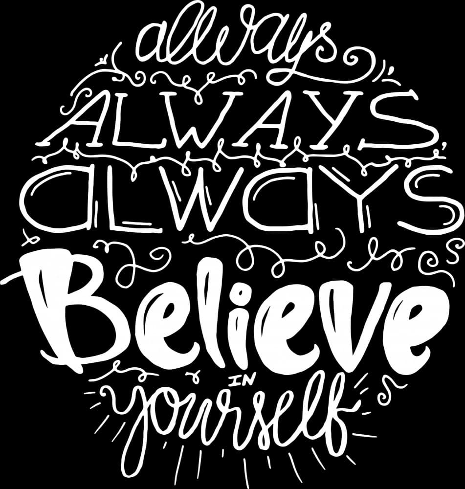 Always Believe In Yourself by Marika Barsrsind β canvas wall art