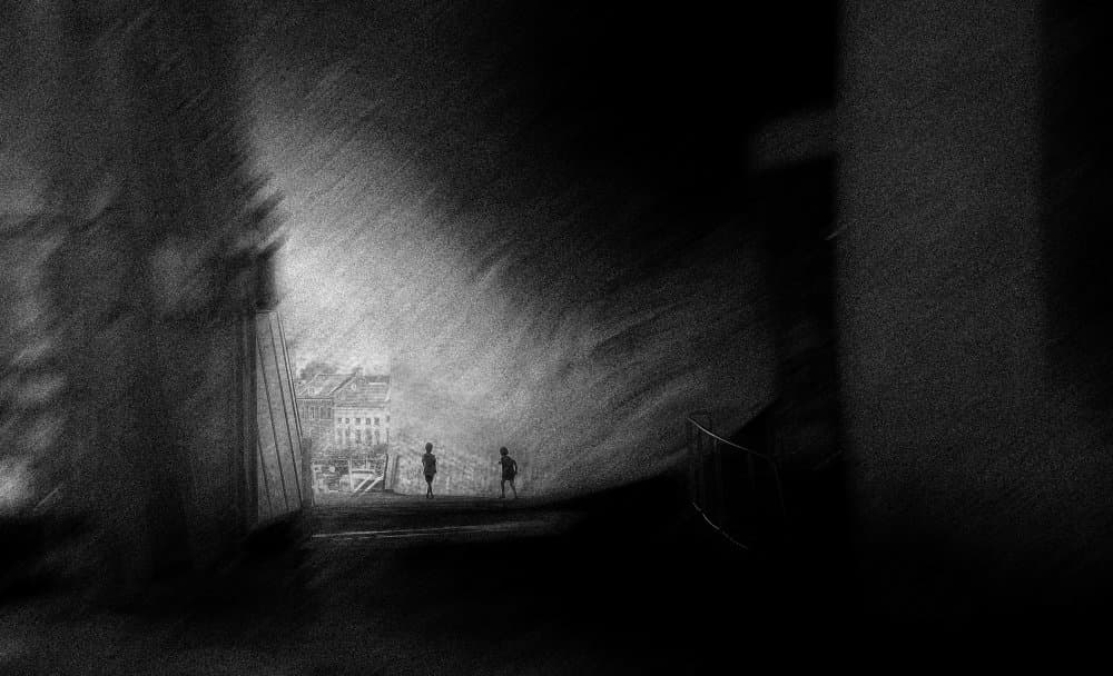 Urban Light Figures by Jan van der Linden — canvas wall art