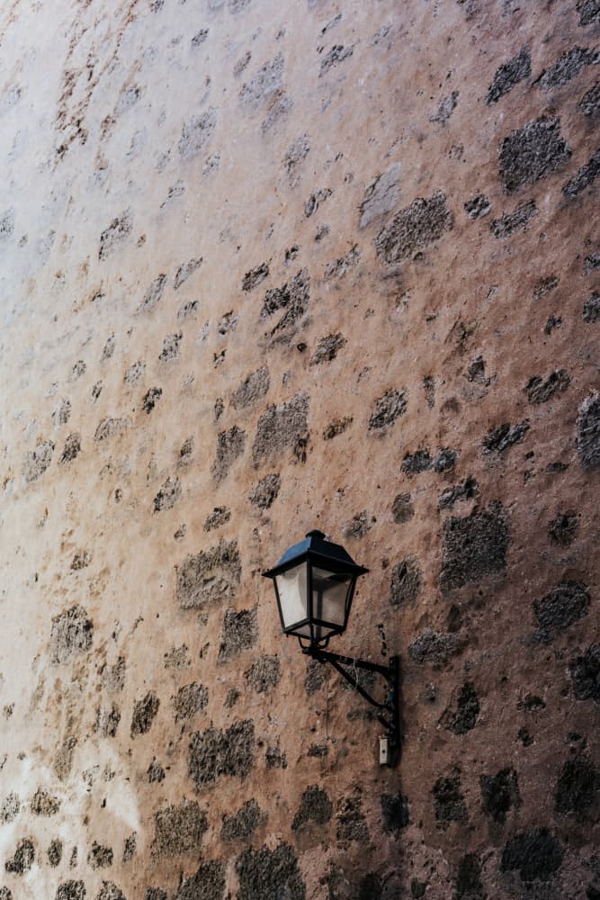 Rustic Street Lamp by Aimee Giles — canvas wall art
