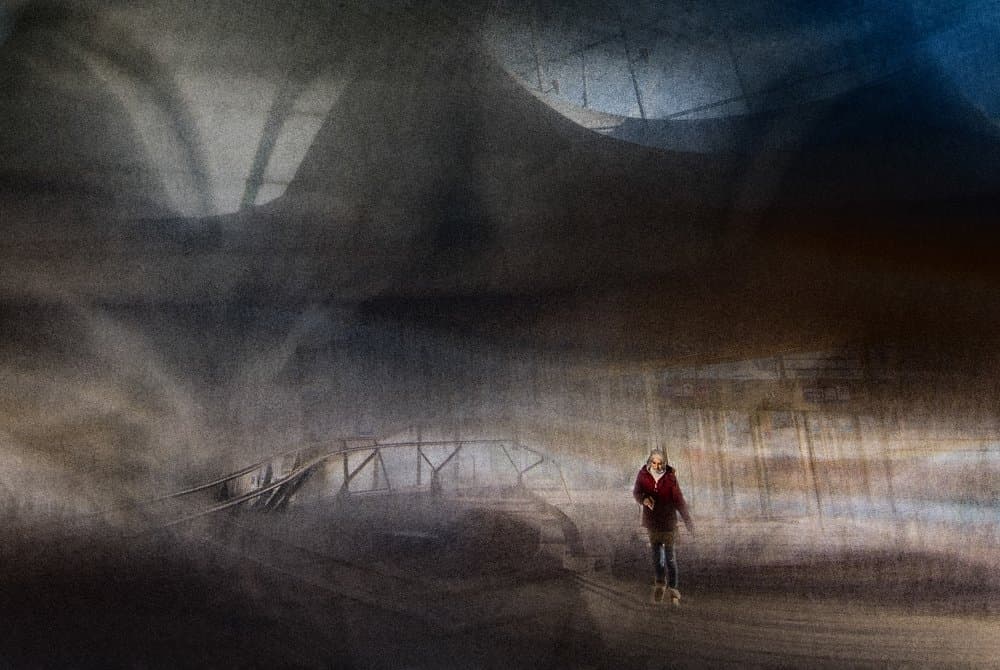 Mysterious Urban Skater by Jan van der Linden — canvas wall art
