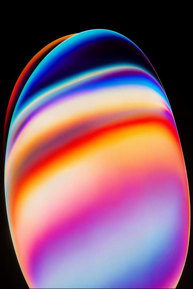 Vibrant Gradient Curve by Minorstep — canvas wall art
