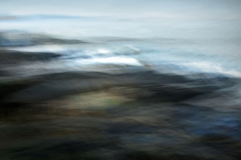 Deep Blue Movement by Christina Sillen — canvas wall art