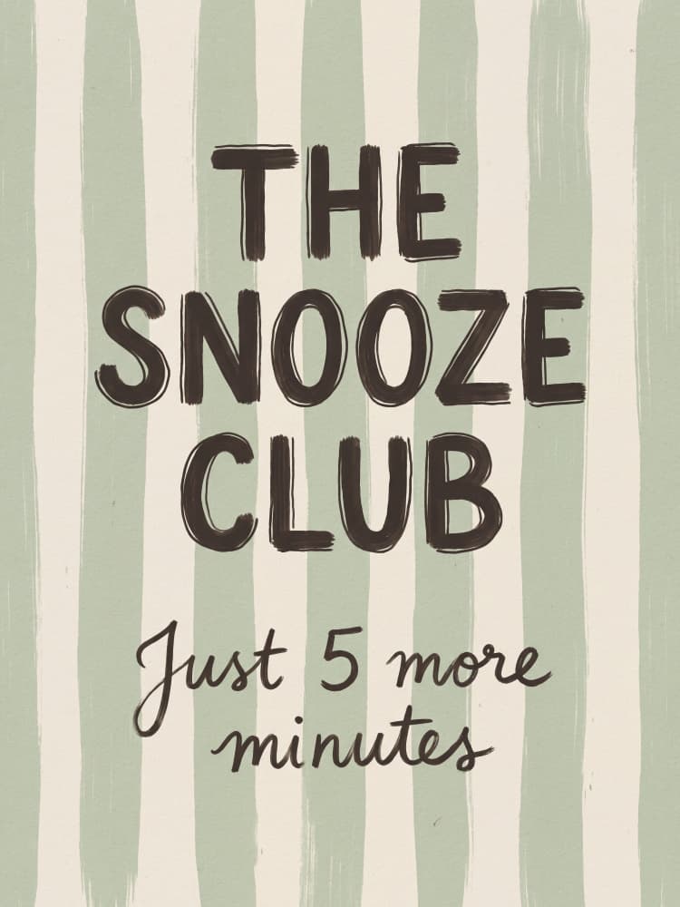 The Snooze Club by Andreas Magnusson — canvas wall art