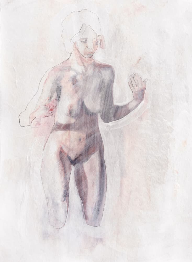 Ethereal Nude Figure by Joshua Hoskins — canvas wall art