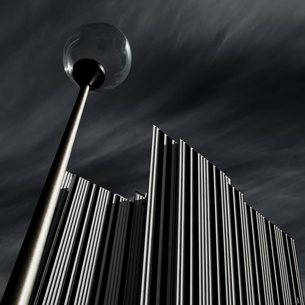 Stark Urban Lines by Gilbert Claes — canvas wall art