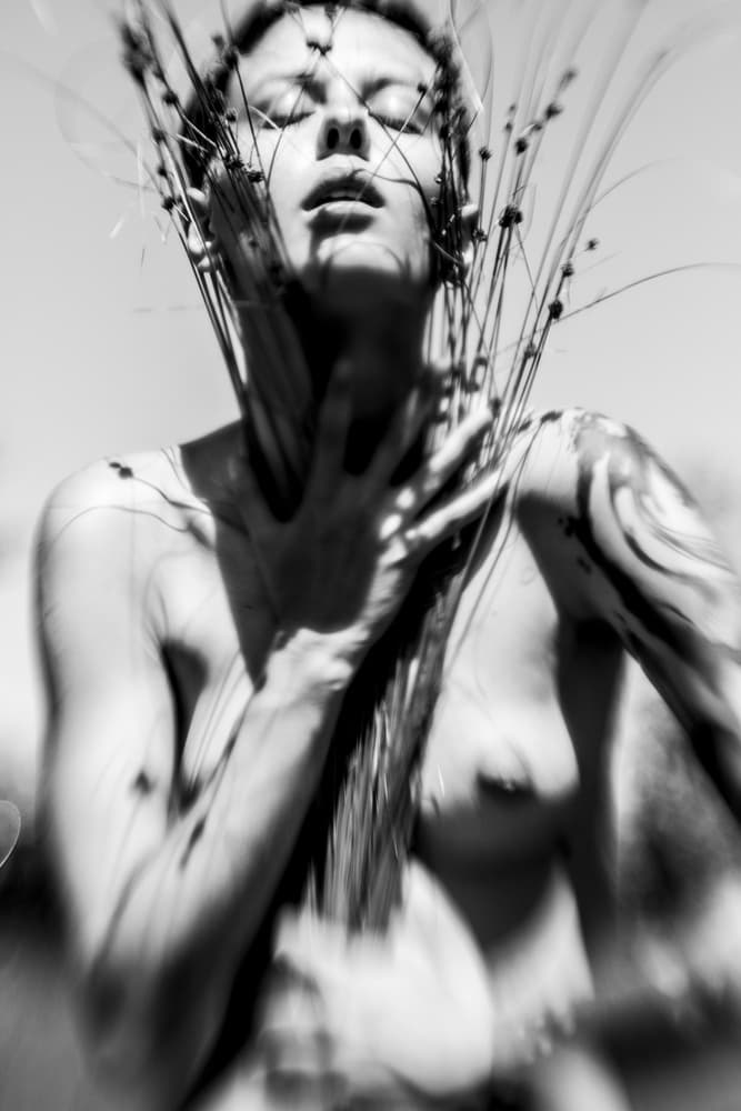 Natural Grace Woman by Bogdan Bouşcă — canvas wall art