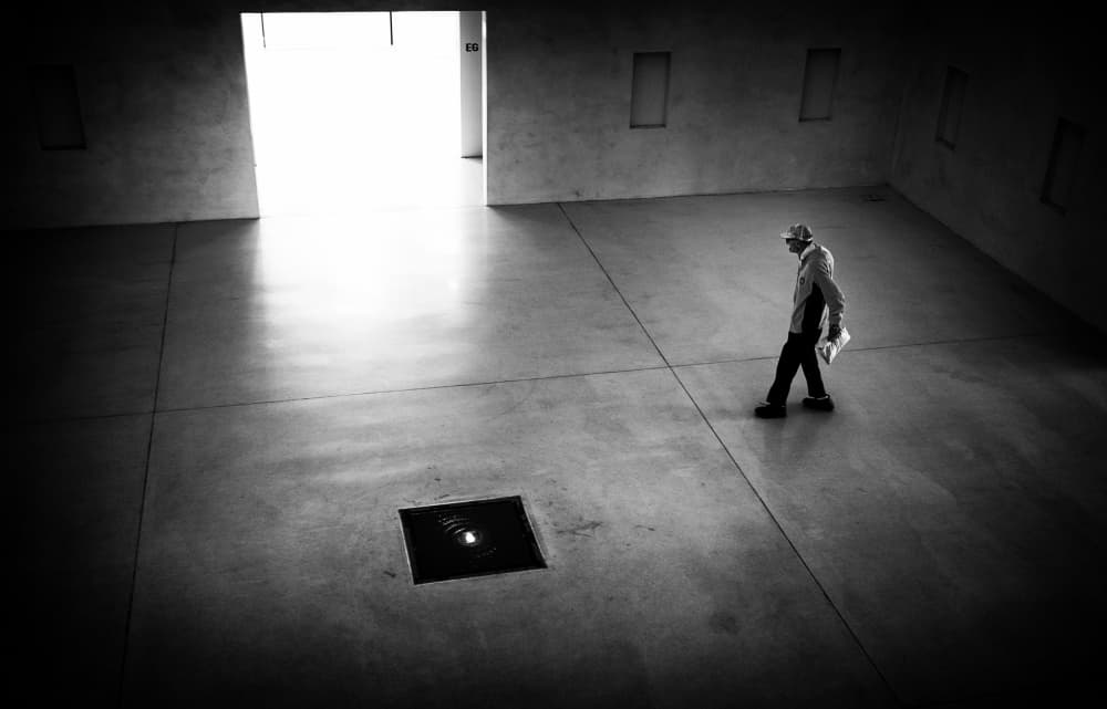 Solitary Walk In Light by Jürgen Hartlieb — canvas wall art