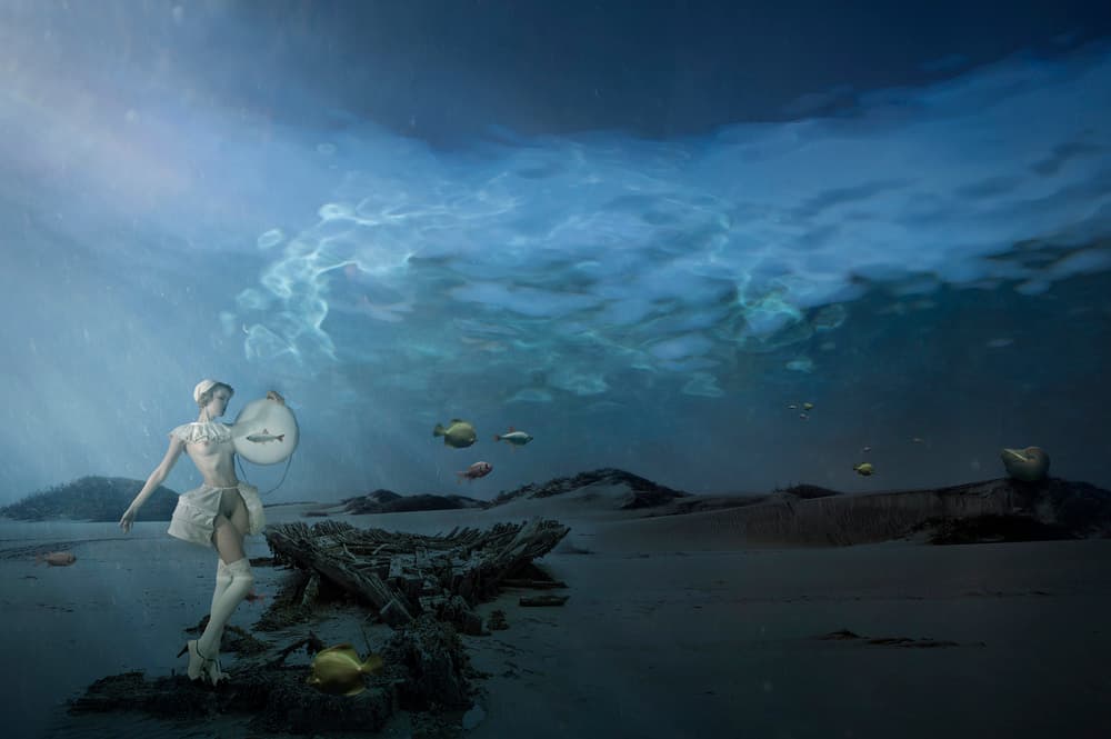 Surreal Underwater World by Christine von Diepenbroek — canvas wall art