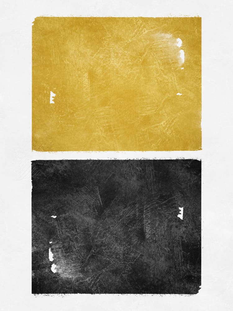 Gold And Charcoal Texture by Ema Paraschiv — canvas wall art