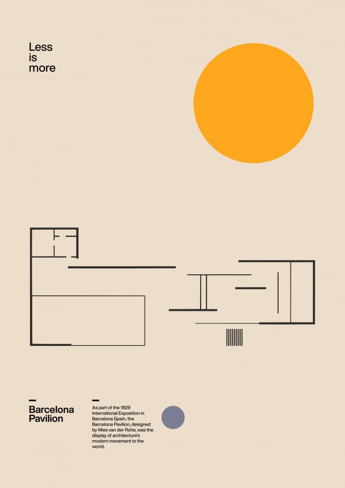 Less Is More Pavilion by David Vineïs — canvas wall art