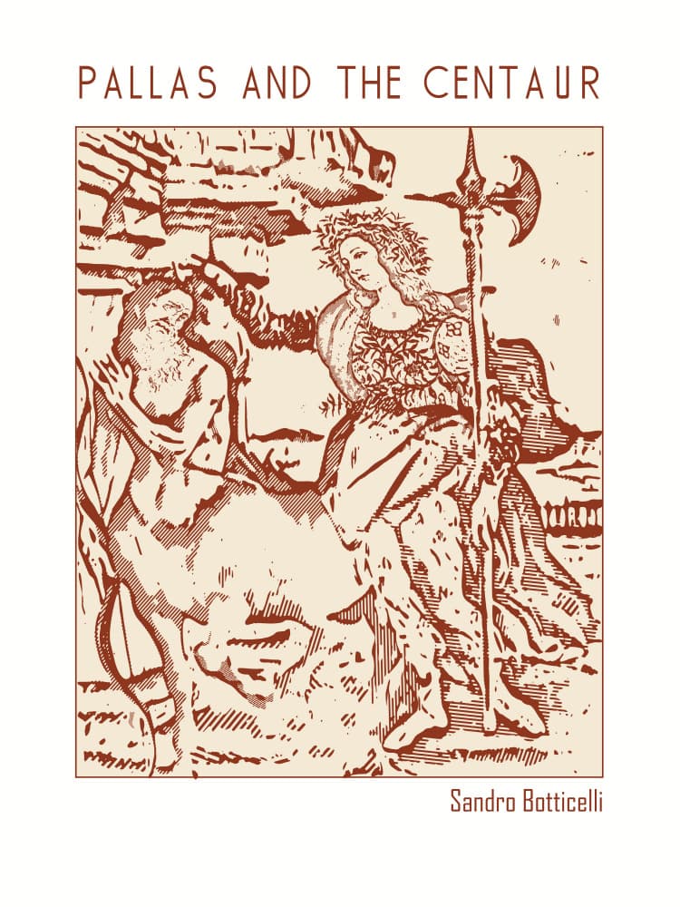 Goddess Taming a Centaur by Doa Project — canvas wall art