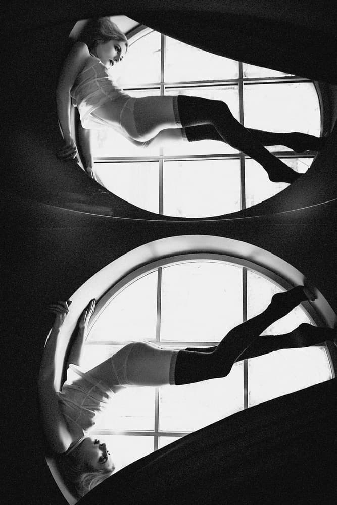 Sensual Window Silhouette by Ruslan Bolgov — canvas wall art
