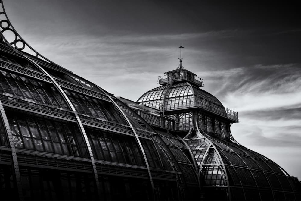 Historic Conservatory Dome by Rolf Endermann — canvas wall art