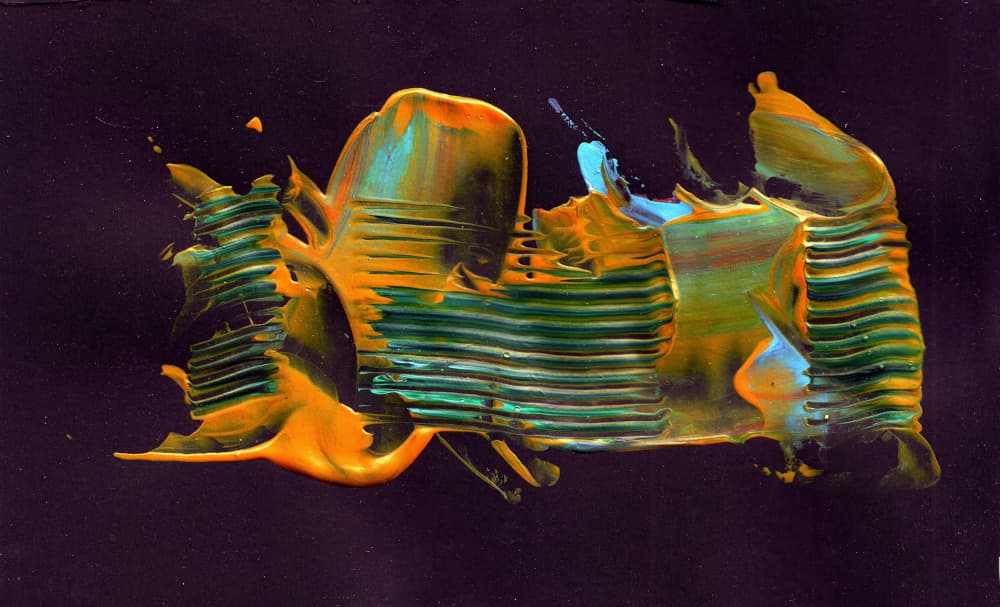 Vibrant Abstract Strokes by Rafal Kulik — canvas wall art