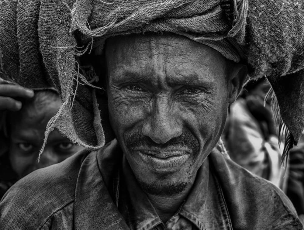 Resilient Man's Gaze by Joxe Inazio Kuesta Garmendia — canvas wall art