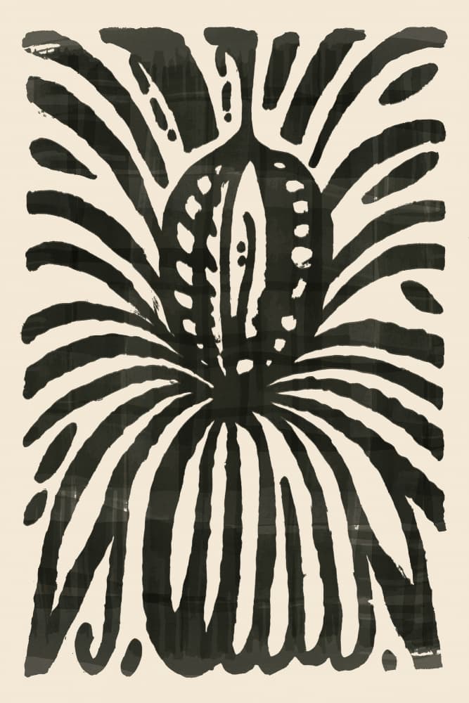 Bold Botanical Bloom by cartissi — canvas wall art