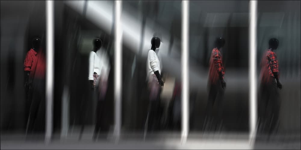Mannequins In Motion by Huib Limberg — canvas wall art