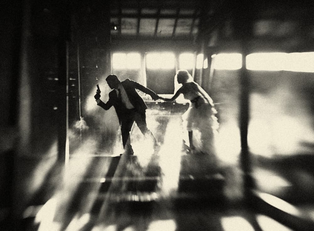 Noir Wedding Escape by Sebastian Kisworo — canvas wall art