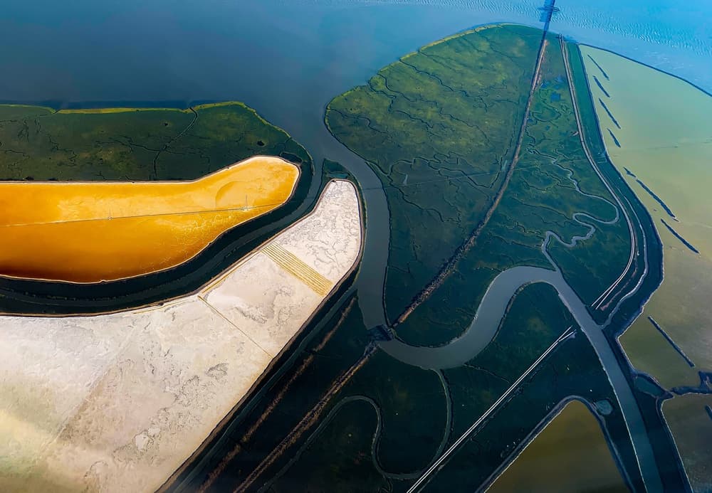 Salt Ponds Earth Patterns by Rob Darby — canvas wall art