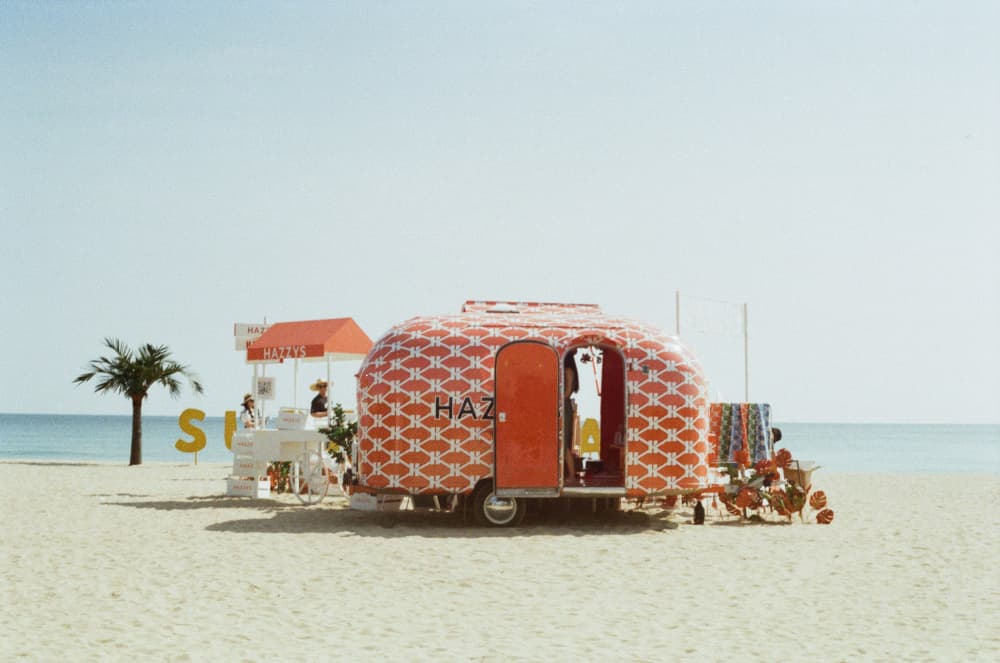 Tropical Beach Trailer by Kim gyou-pyo — canvas wall art
