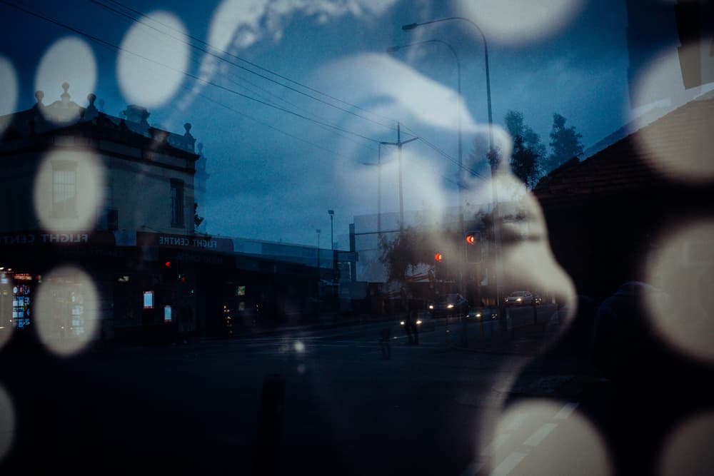 Ethereal Urban Reflection by Gloria Salgado Gispert — canvas wall art
