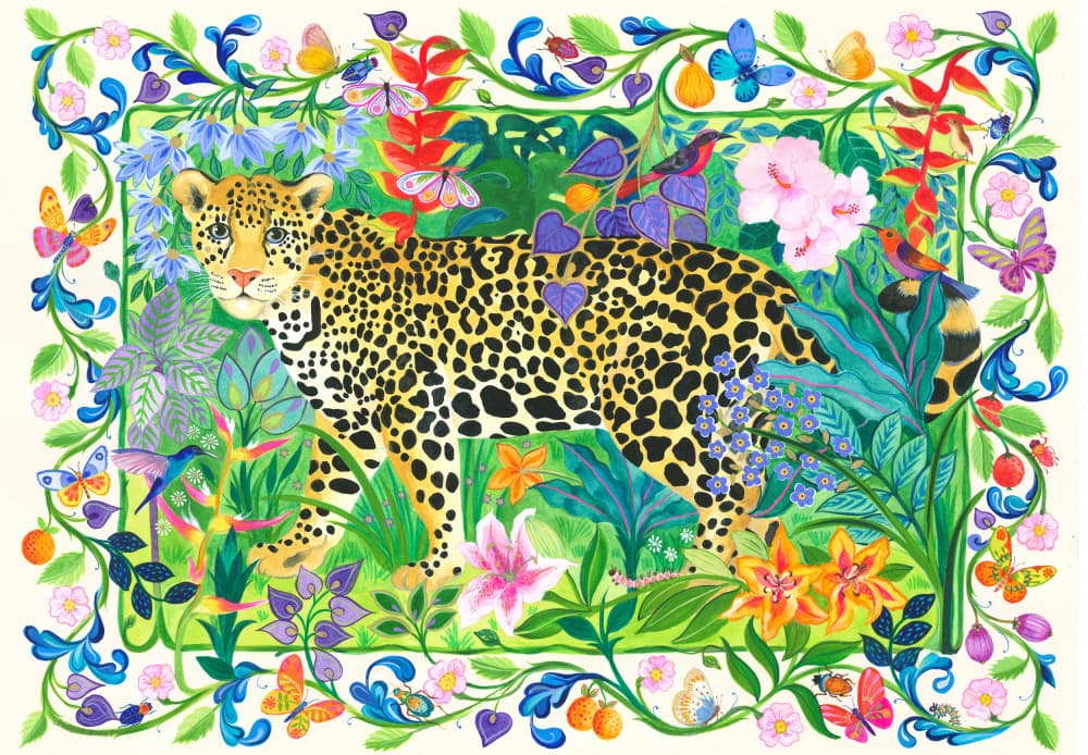 Jungle Jaguar by Isabelle Brent — canvas wall art