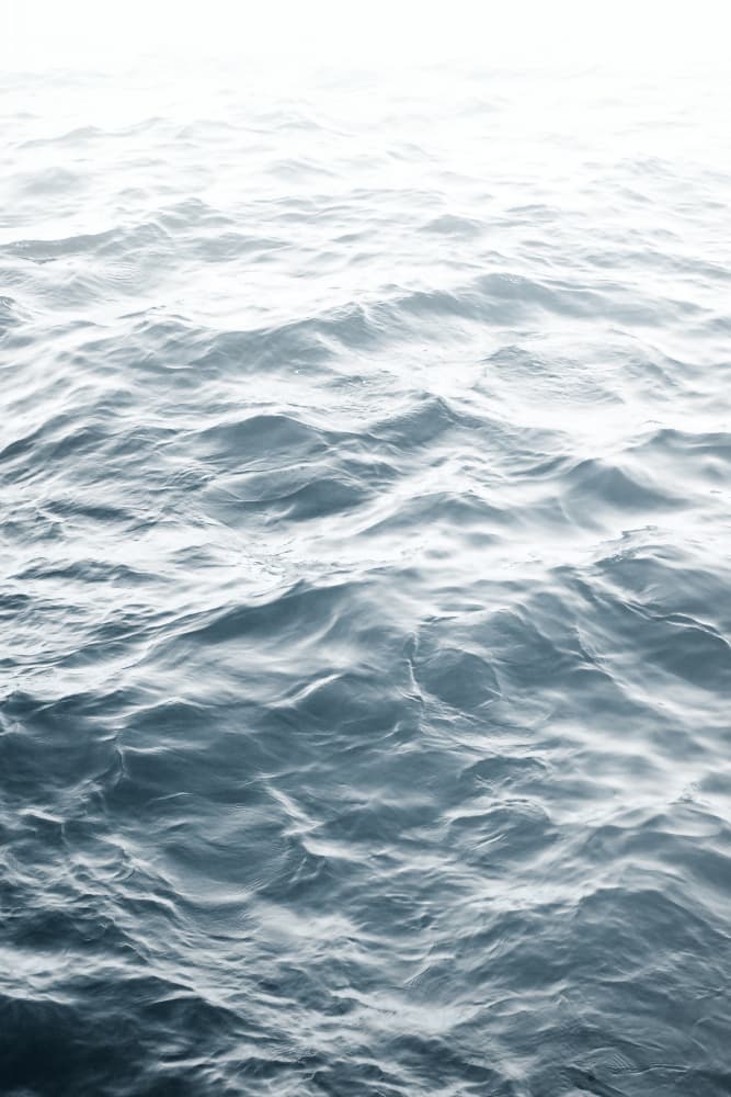 Misty Ocean Waves by amini54 — canvas wall art