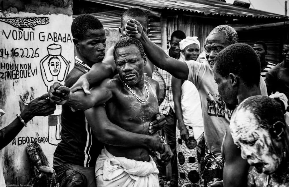 African Vodun Ritual by Joxe Inazio Kuesta Garmendia — canvas wall art