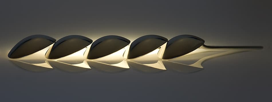 Sleek Modern Glow by Wieteke de Kogel — canvas wall art