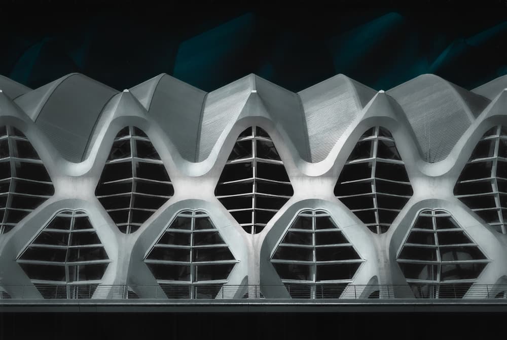 Modern Geometric Facade by Marc Huybrighs — canvas wall art