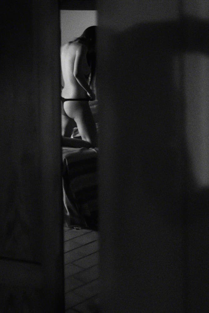 Private Bedroom Moment by Fabrizio Micheli — canvas wall art