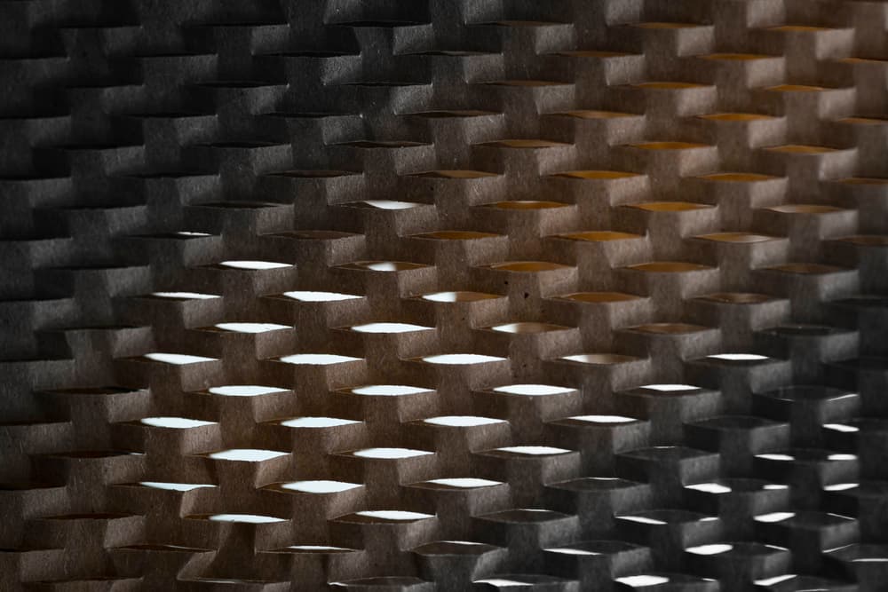 Warm Geometric Folds by Greetje van Son — canvas wall art